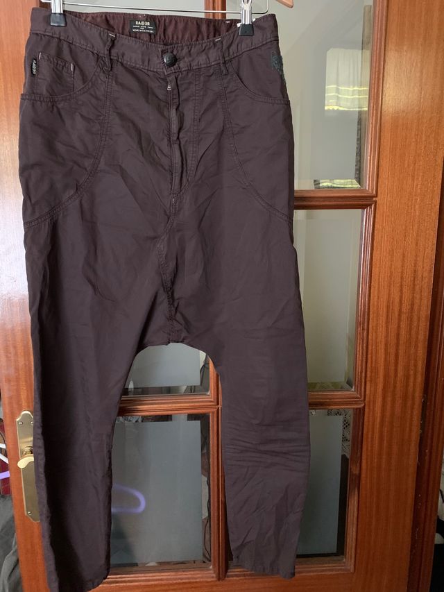 Pantalon marron Raer cargo