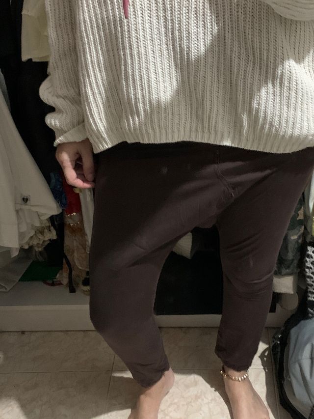 Pantalon marron Raer cargo