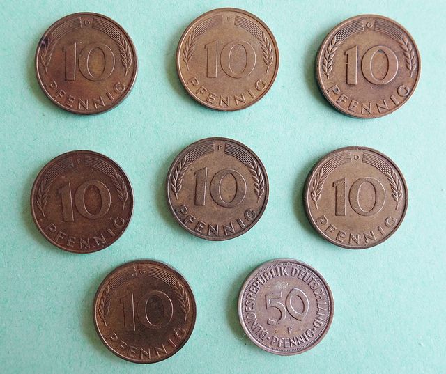 23 MONEDAS DE COLECCIÓN ALEMANIA (años 1949-1988)