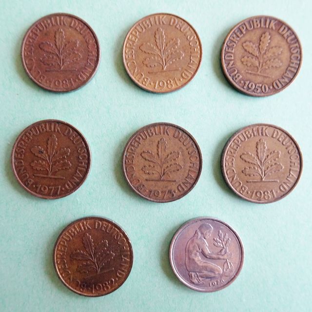 23 MONEDAS DE COLECCIÓN ALEMANIA (años 1949-1988)