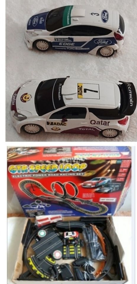 Lote circuito jtr speed + 4 coches scalextric