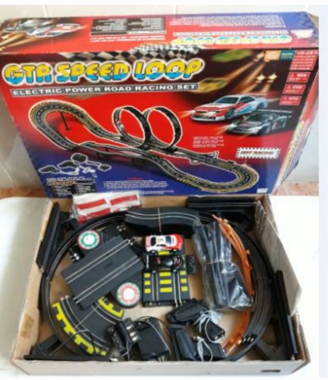 Lote circuito jtr speed + 4 coches scalextric