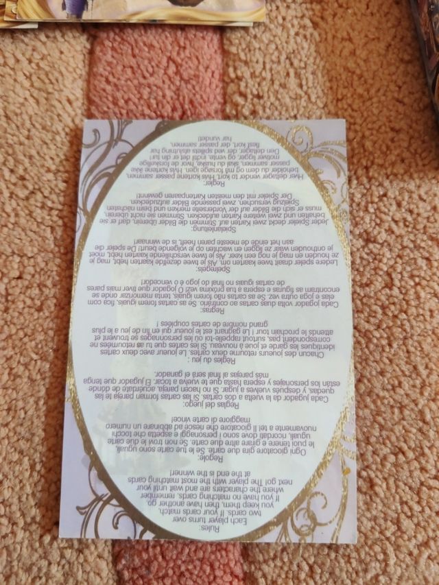 Juego de memoria Rapunzel