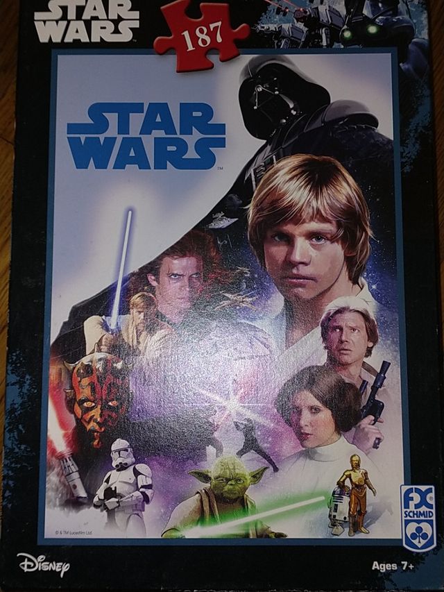 puzzle 187 piezas starwars