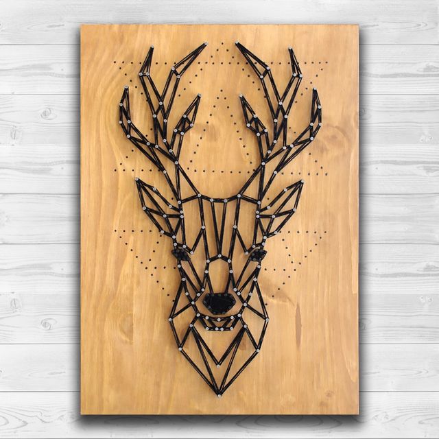 Cuadro hilos y clavos