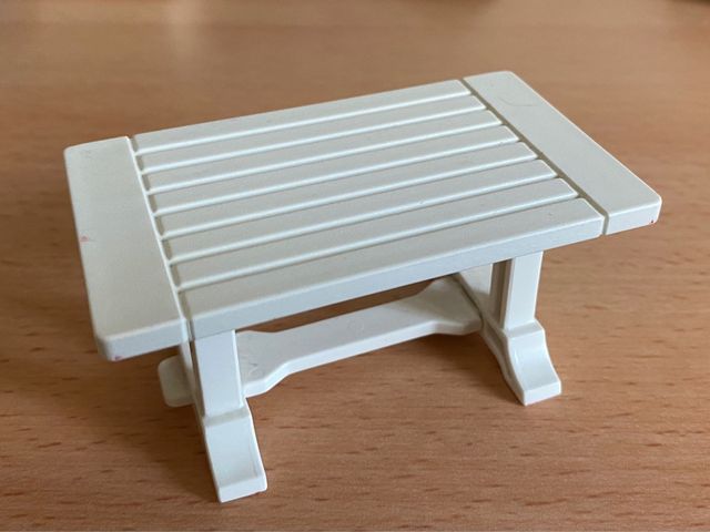 Playmobil mesa blanca terraza casa victoriana