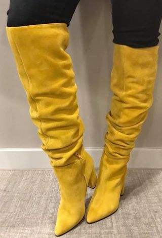 Botas altas mostaza Sahoco de segunda mano por 60 EUR en Ciudad Real en  WALLAPOP