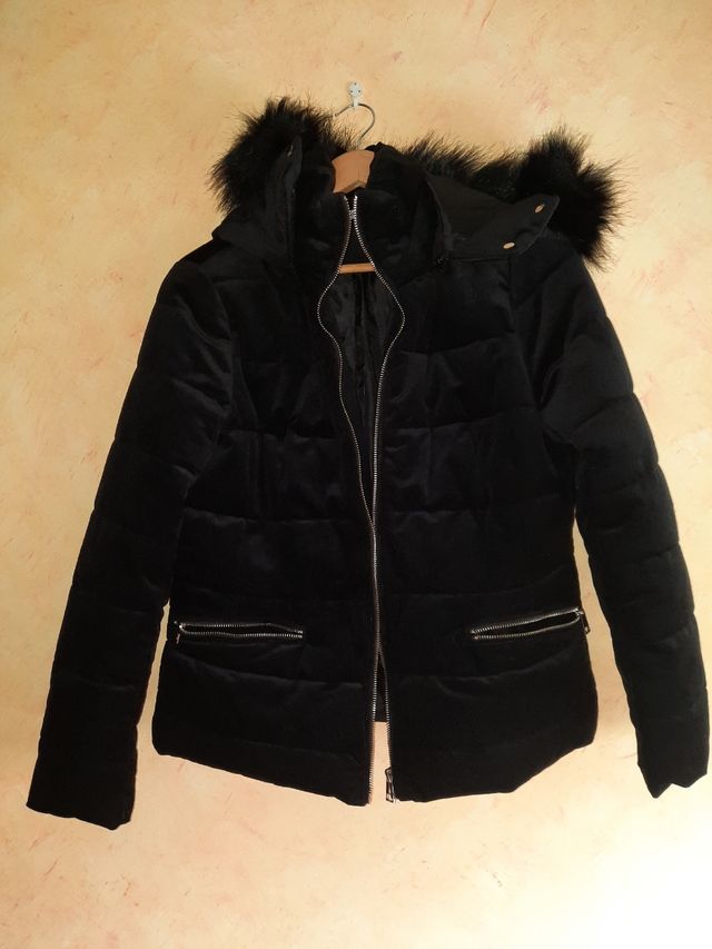 Cazadora/Abrigo negra de pana invierno