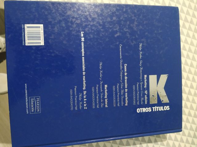 Libro de Dirección de Marketing