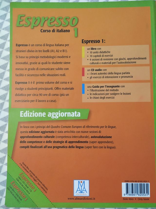 Libro italiano Espresso 1 corso di italiano