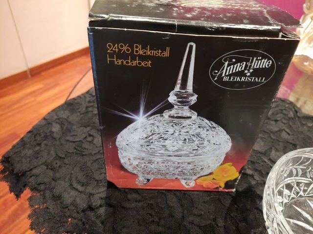 bombonera cristal vintage