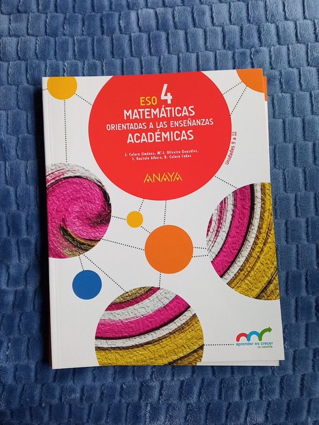 Libros Matemáticas 4°ESO