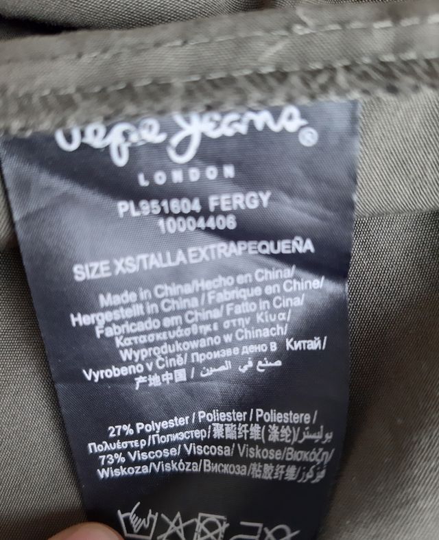 Pepe Jeans vestido camisero.