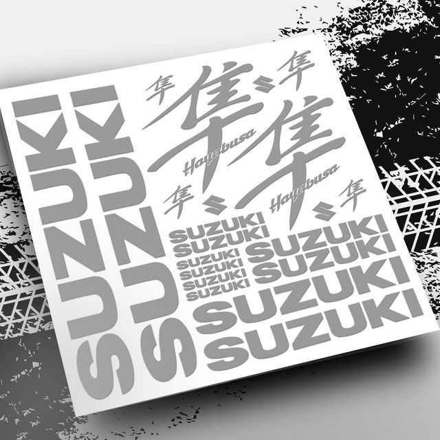 Kit pegatinas Suzuki Hayabusa ref. pm01 moto