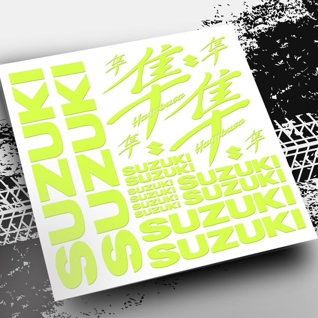 Kit pegatinas Suzuki Hayabusa ref. pm01 moto