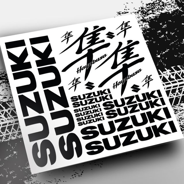 Kit pegatinas Suzuki Hayabusa ref. pm01 moto