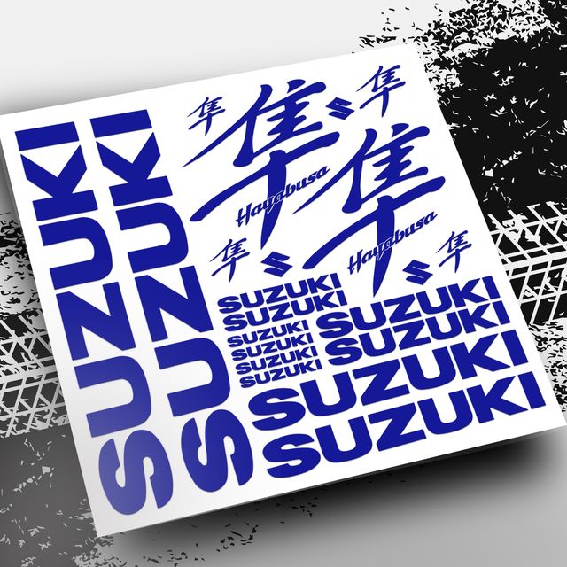 Kit pegatinas Suzuki Hayabusa ref. pm01 moto