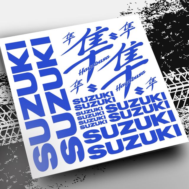 Kit pegatinas Suzuki Hayabusa ref. pm01 moto