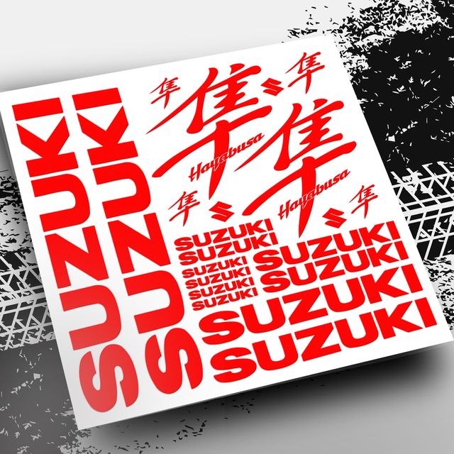 Kit pegatinas Suzuki Hayabusa ref. pm01 moto