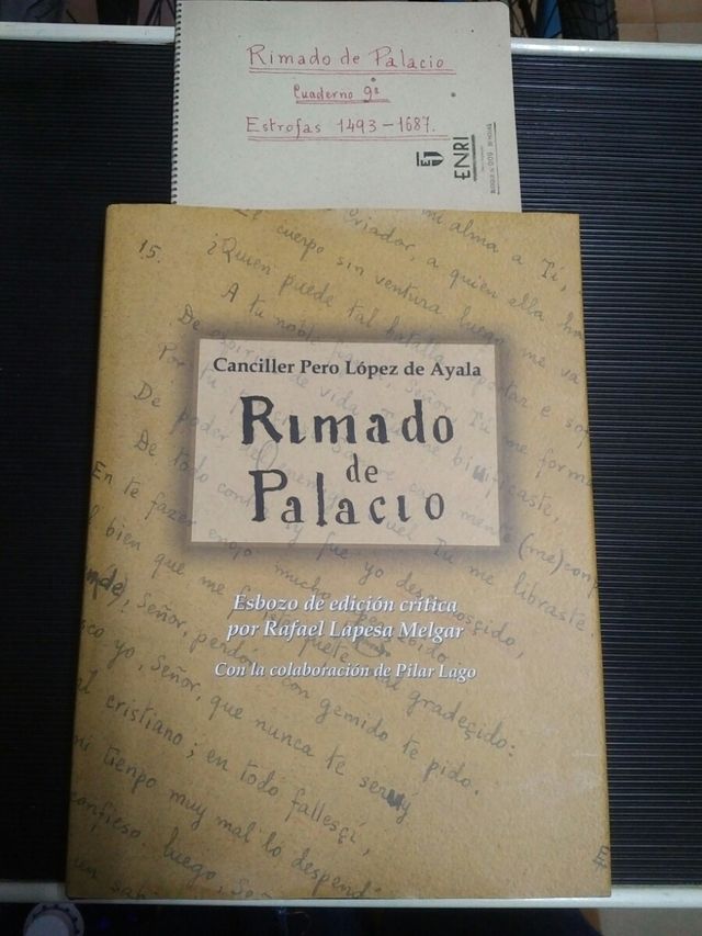 Rimado de Palacio. Canciller Pero López de Ayala
