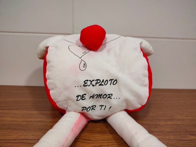 Peluche mensaje de amor