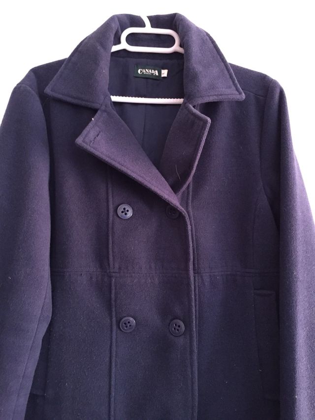 Abrigo marino poco usado talla M