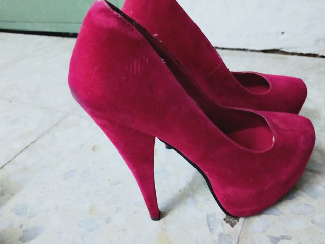 zapatos tacón muchos colores