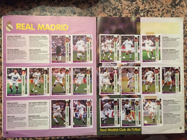 Álbum la liga 96 / 97 panini