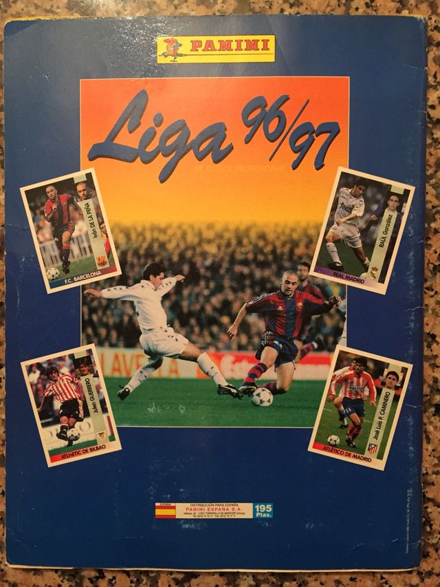 Álbum la liga 96 / 97 panini