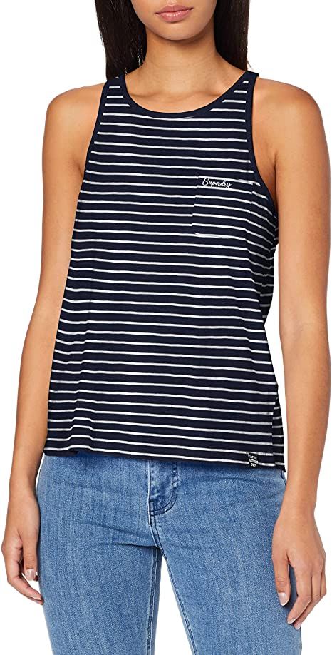 Superdry OL Essential Tank Camiseta sin Mangas para Mujer