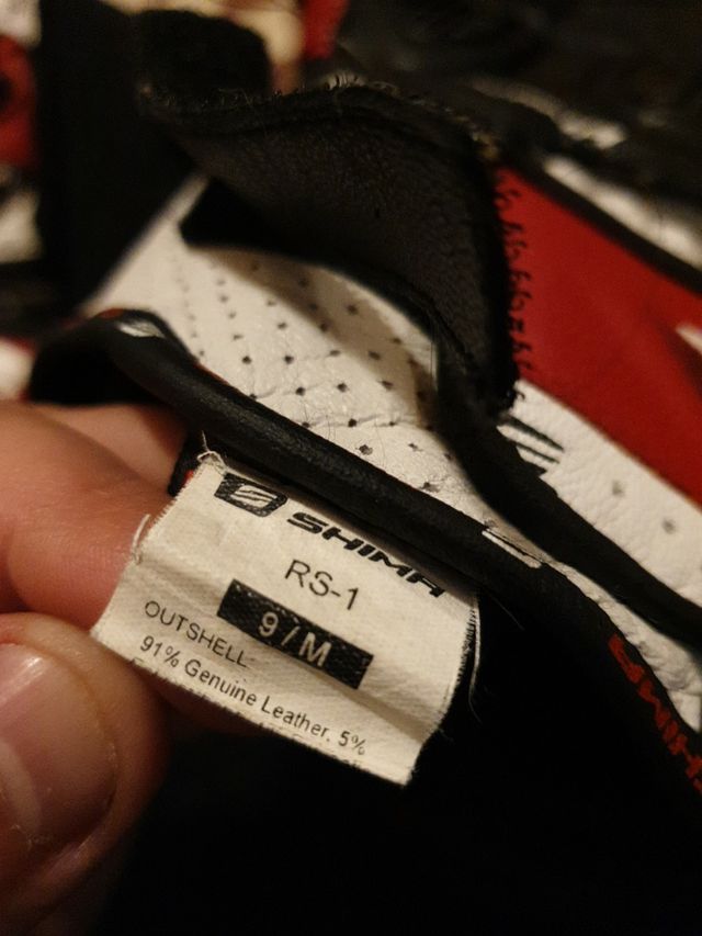 Guantes moto Shima Rs1