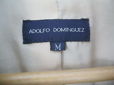 Adolfo Domínguez abrigo de ante color crema