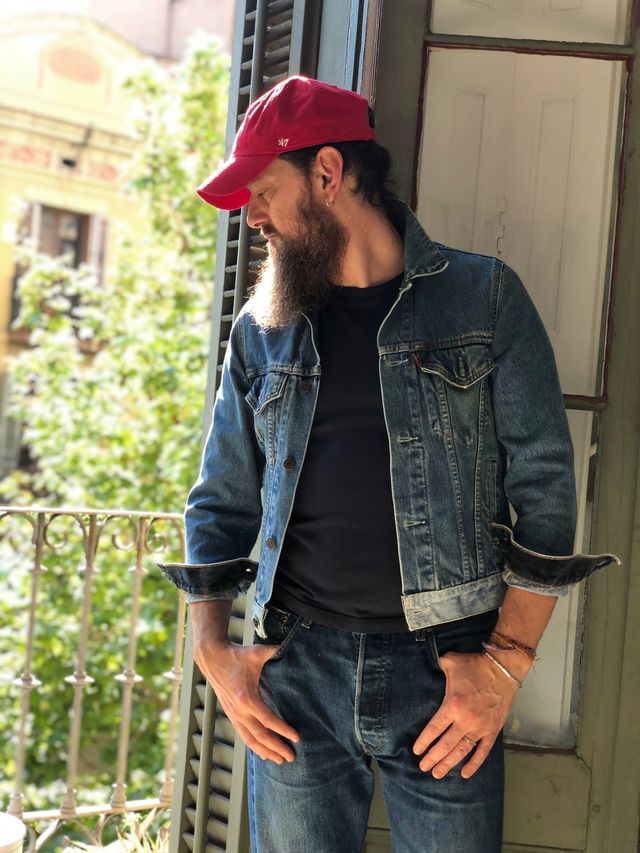 Chaqueta Levi's 7503 hand painted 