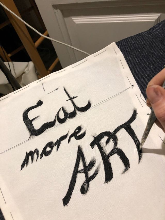 Chaqueta Levi's 7503 hand painted 