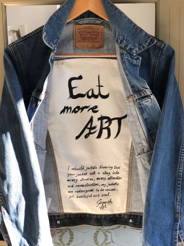 Chaqueta Levi's 7503 hand painted 