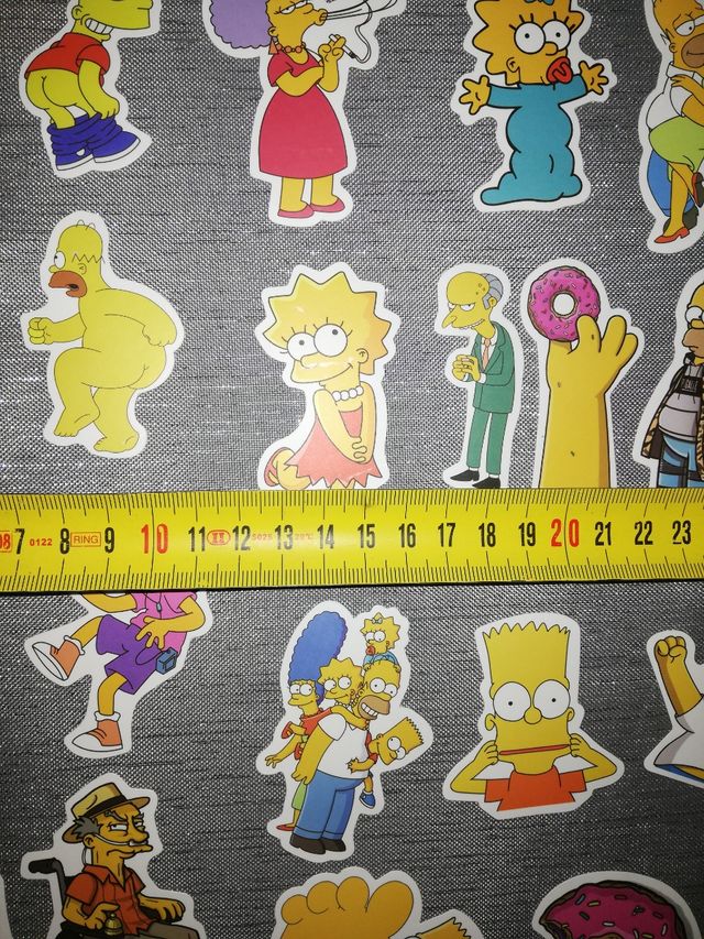 50 Pegatinas Simpsons