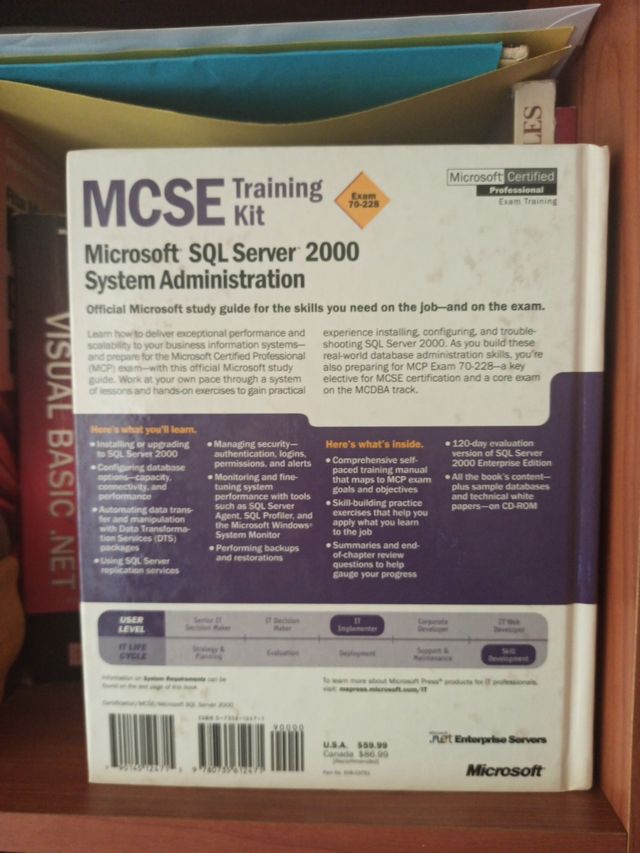 MCSE Microsoft SqlServer 2000 SystemAdministration