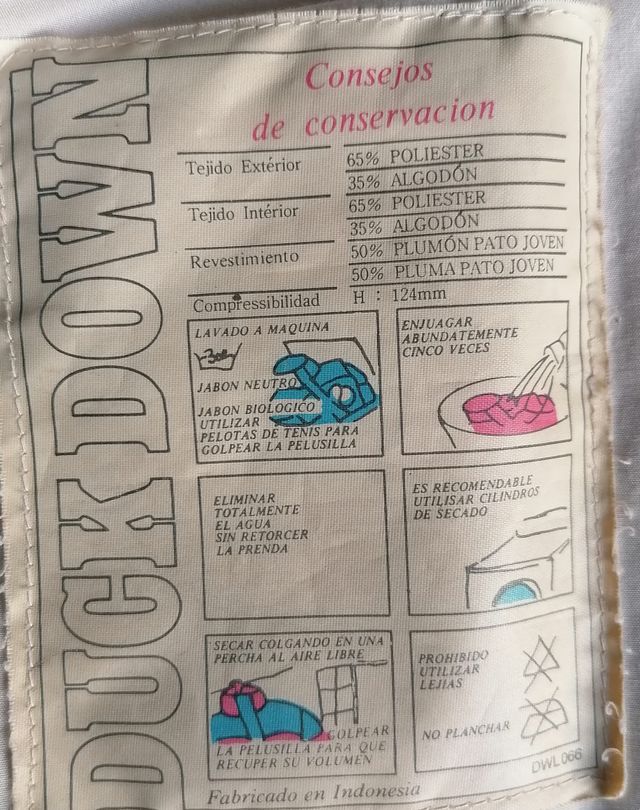 Abrigo plumas de pato joven