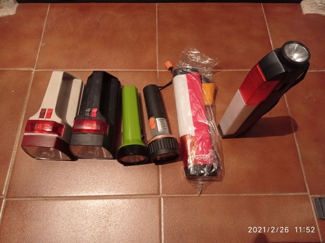 LOTE Linternas desde 1€