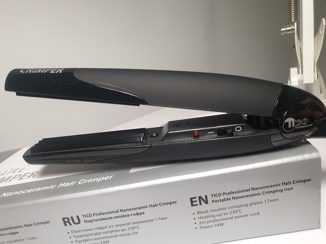 Plancha de pelo gofra