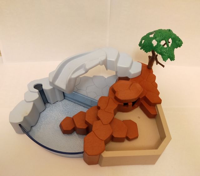 Recinto de pingüinos del zoo de Playmobil