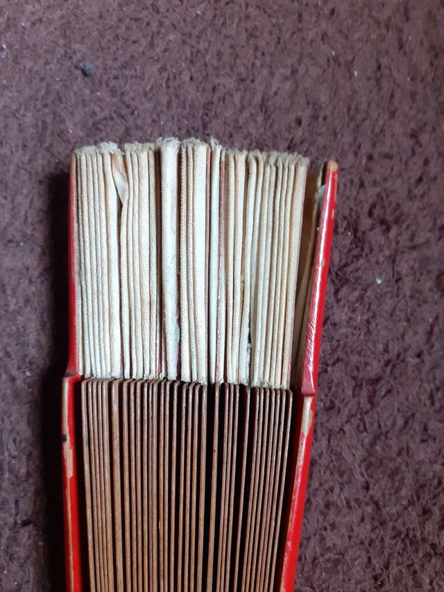 ABANICO MADERA LABRADA AÑOS 30_40.