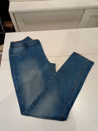Easy Wear Jegging de Mujer Denim Vaqueros Pantalones Largos Pitillos Skinny  Jeans El Corte Inglés Moda Básico Casual Elástico - AliExpress Ropa de mujer