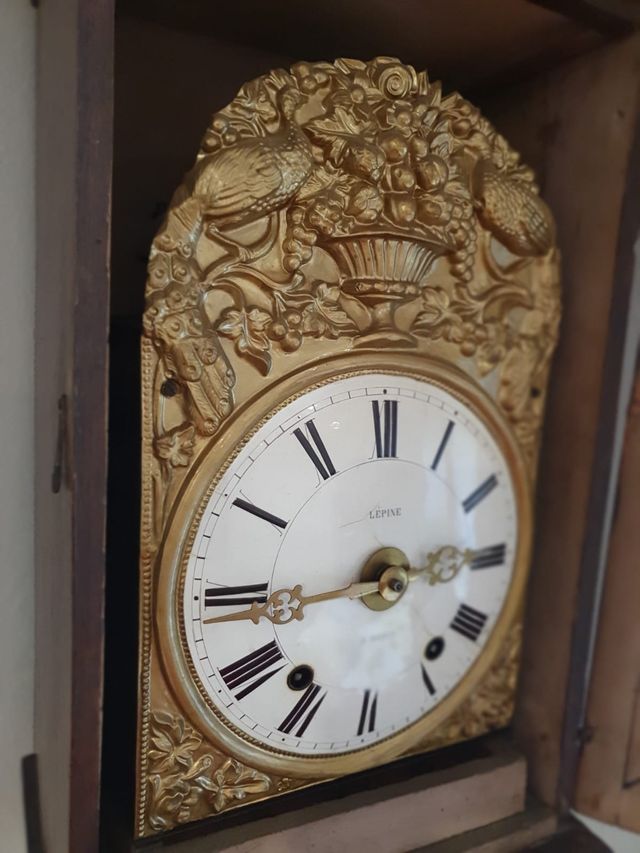 RELOJ DE PIE MOREZ SIGLO XIX