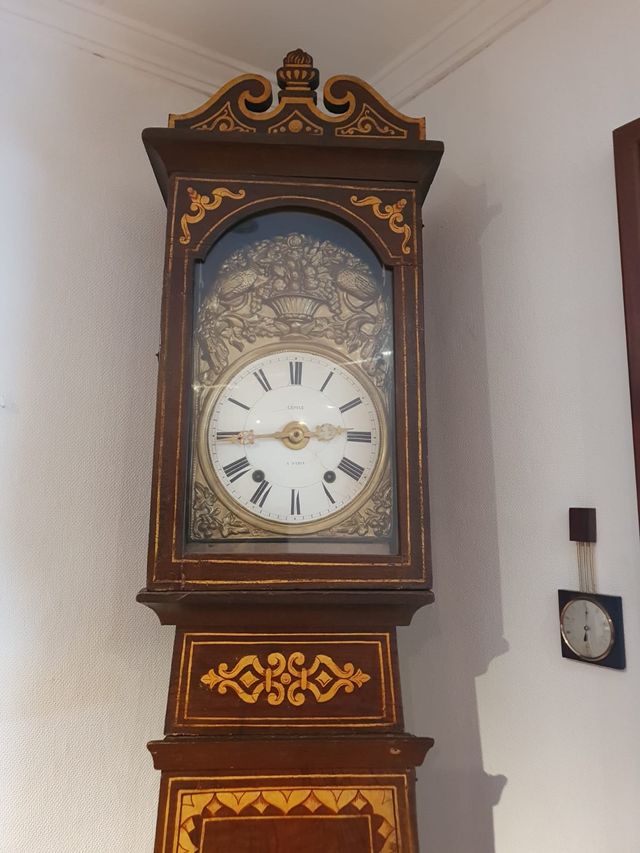 RELOJ DE PIE MOREZ SIGLO XIX