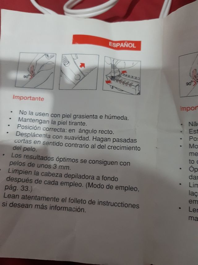 Depiladoras PHILIPS.