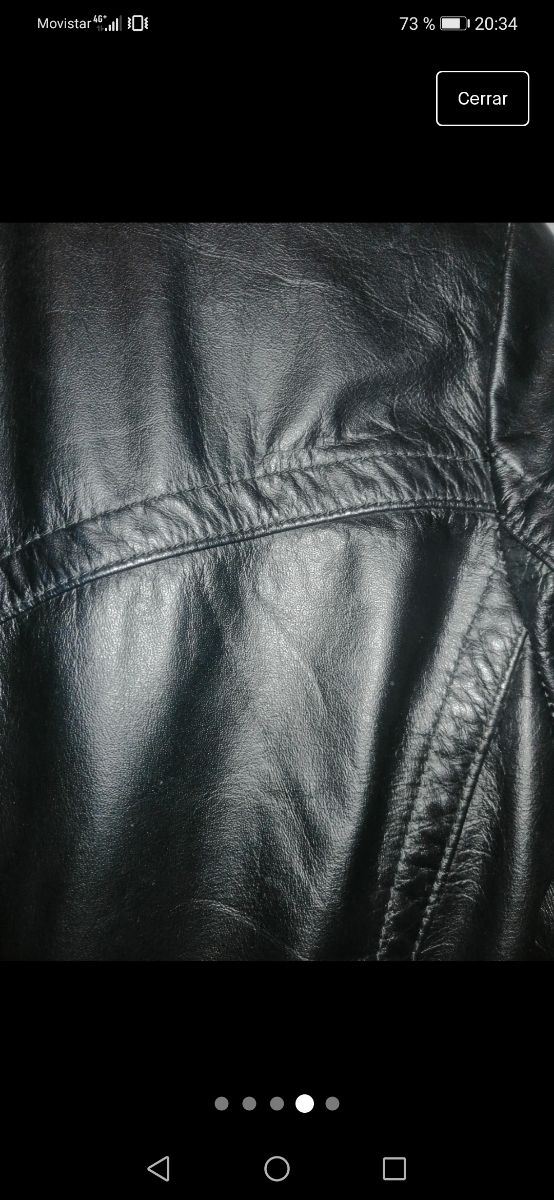 Jaqueta de couro Stradivarius