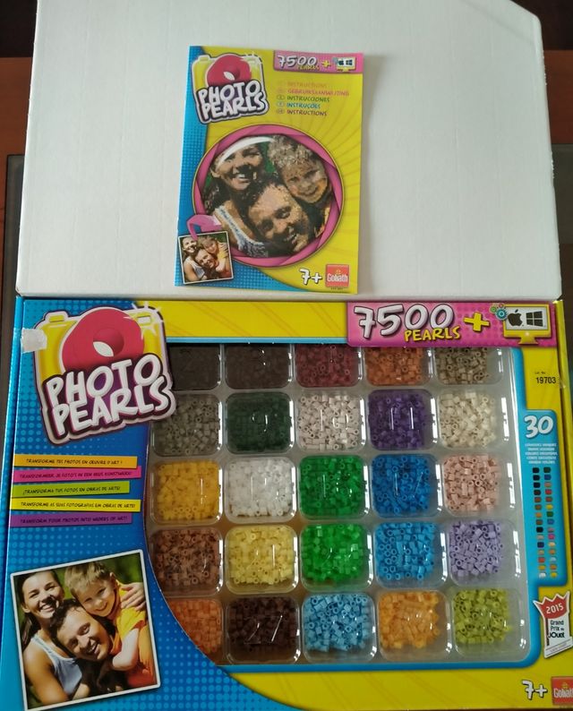 Juego de hacer el dibujo que quieras con bolitas