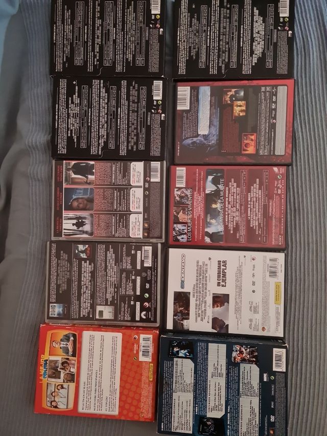 X men trilogía y unos dvds triple y dobles 12€ uni