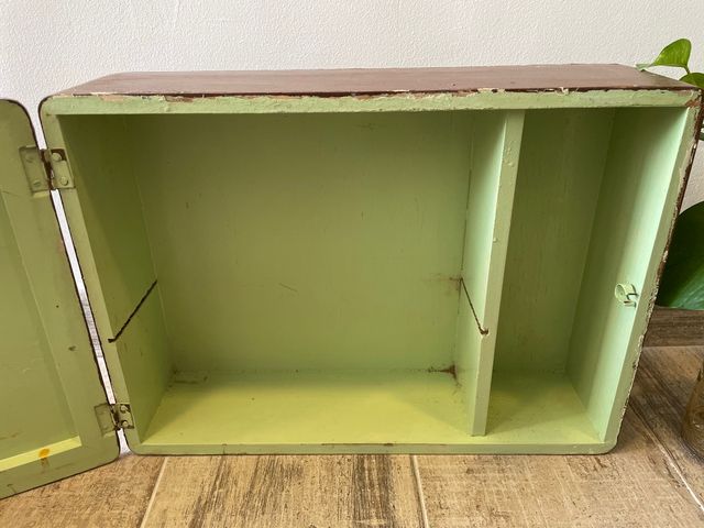 Antiguo botiquín de madera para pared de segunda mano por 25 € en
